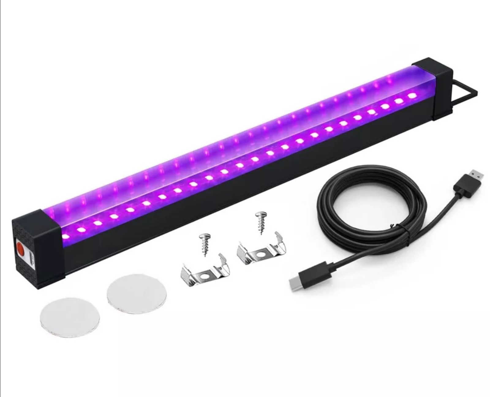 UV Black Light Bar Fixtures Ultraviolet Lamp Strip DJ Party Club Light USB 5V