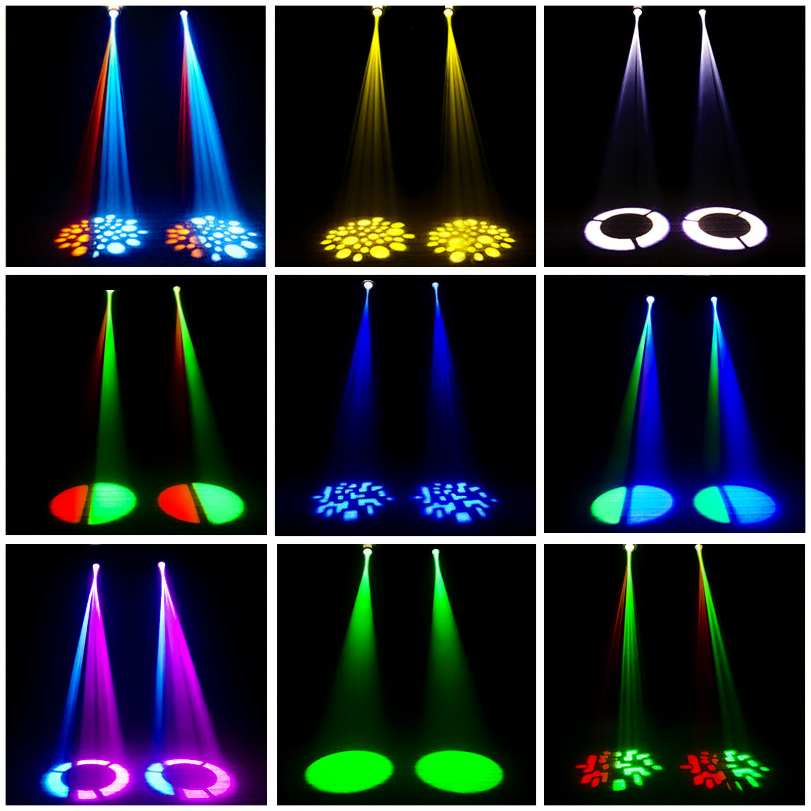 150W 8Gobo LED Moving Head Bar Light DMX Color-Mixing Party Lighting W/Remote