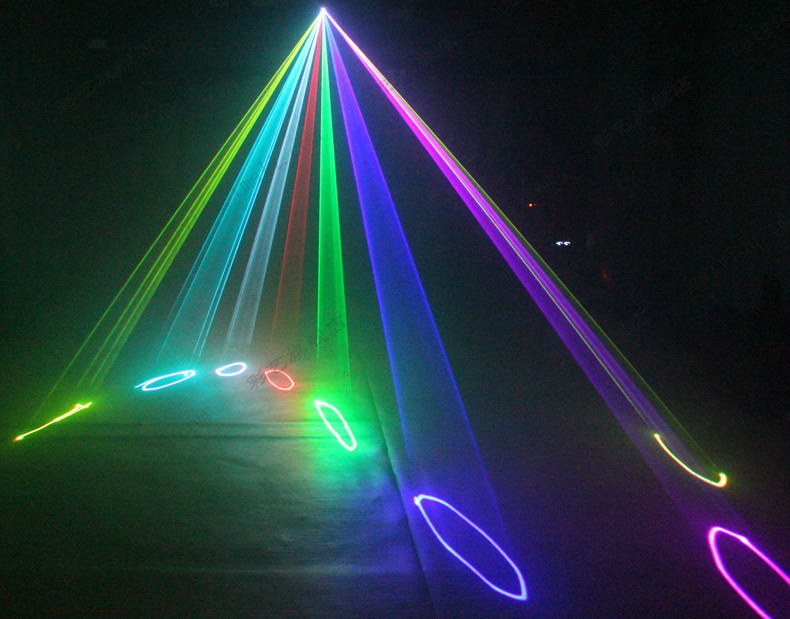 DMX 3D Effect 500mW Red Green Blue Laser Beam Scanner Christmas Decor Light Yc