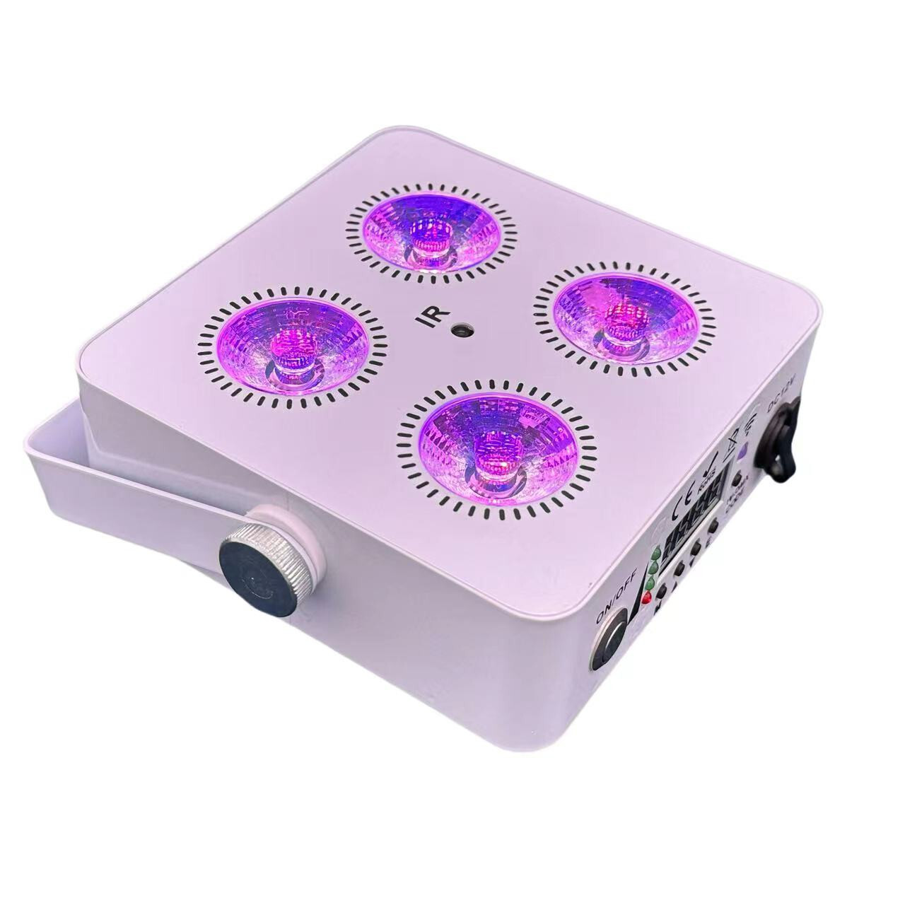 4pack DJ 4x18W Battery led slim Par Uplights Wireless Par Lights DMX IR 6in1 LED