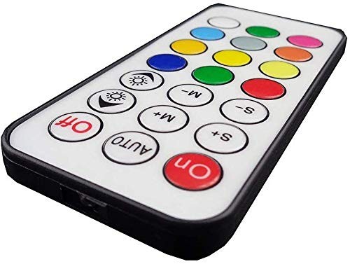 WS2811 WS2812B Controller,Mini 21-Key IR Remote Control for RGB LED Strip Lig…