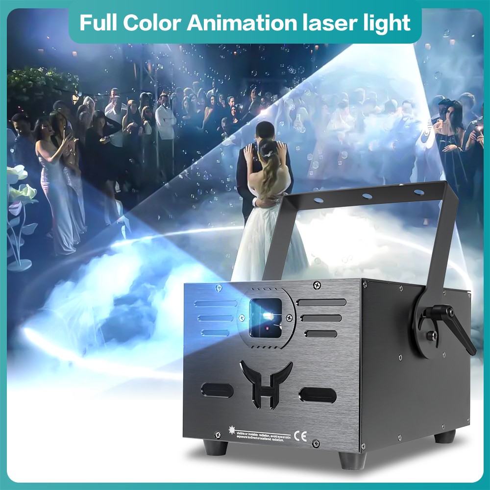 8W Stage Laser Light Disco DJ Projector Led RGB Laser Light Wedding APP Control