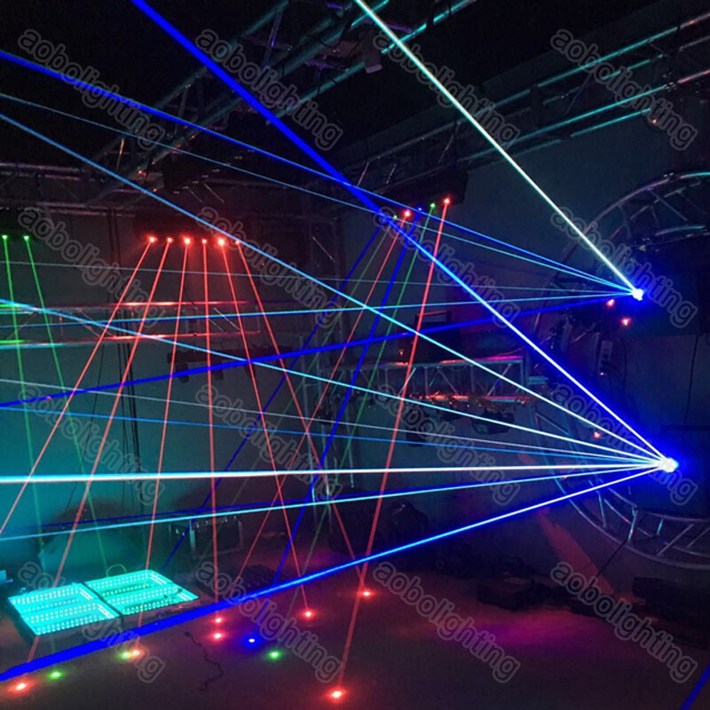 6X6 eye RGB Full Color Fat Beam Disco DJ Moving Head Laser Light Party event bar