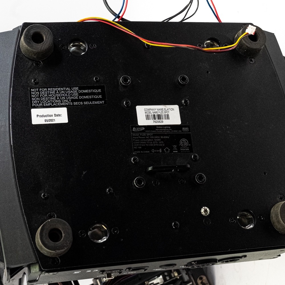 Elation Fuze Spot 305W RGBMA LED Moving Head Fixture Parts / Repair Frame