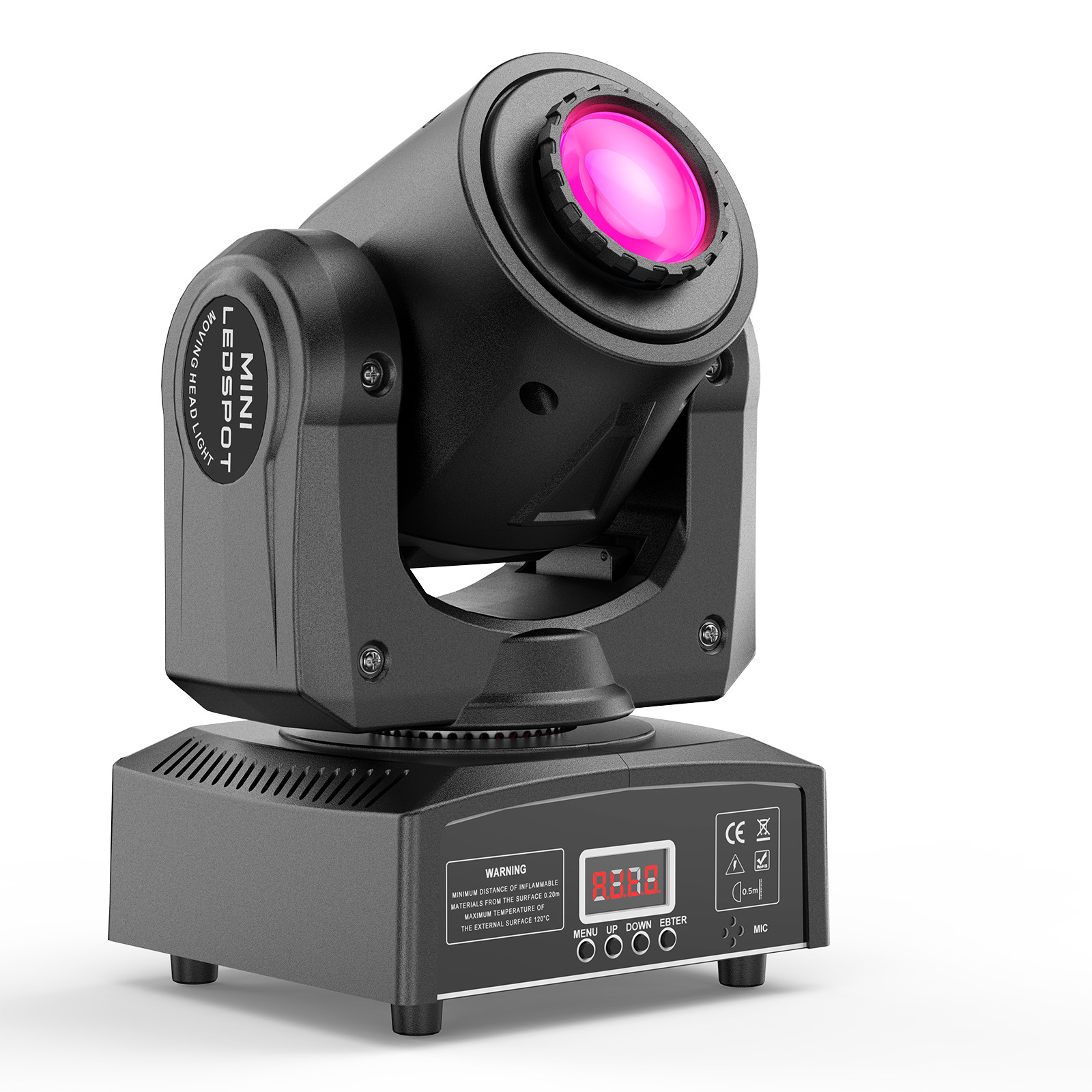 150W Moving Head Light 8Pattern LED Beam RGBW Strobe DMX DJ Disco Stage Lighting