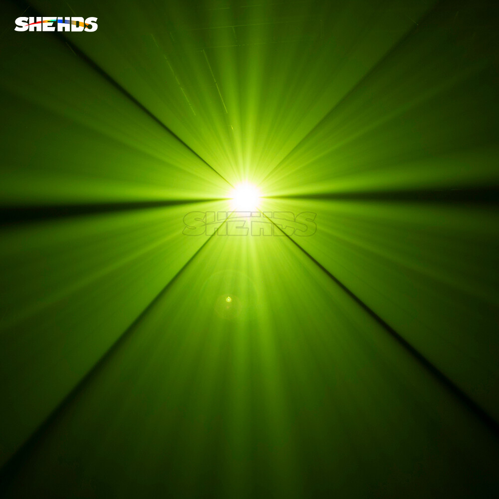 4Pcs SHEHDS LED Spot 100W Moving Head Light Gobo 6-Prism DMX512 Club Party Disco