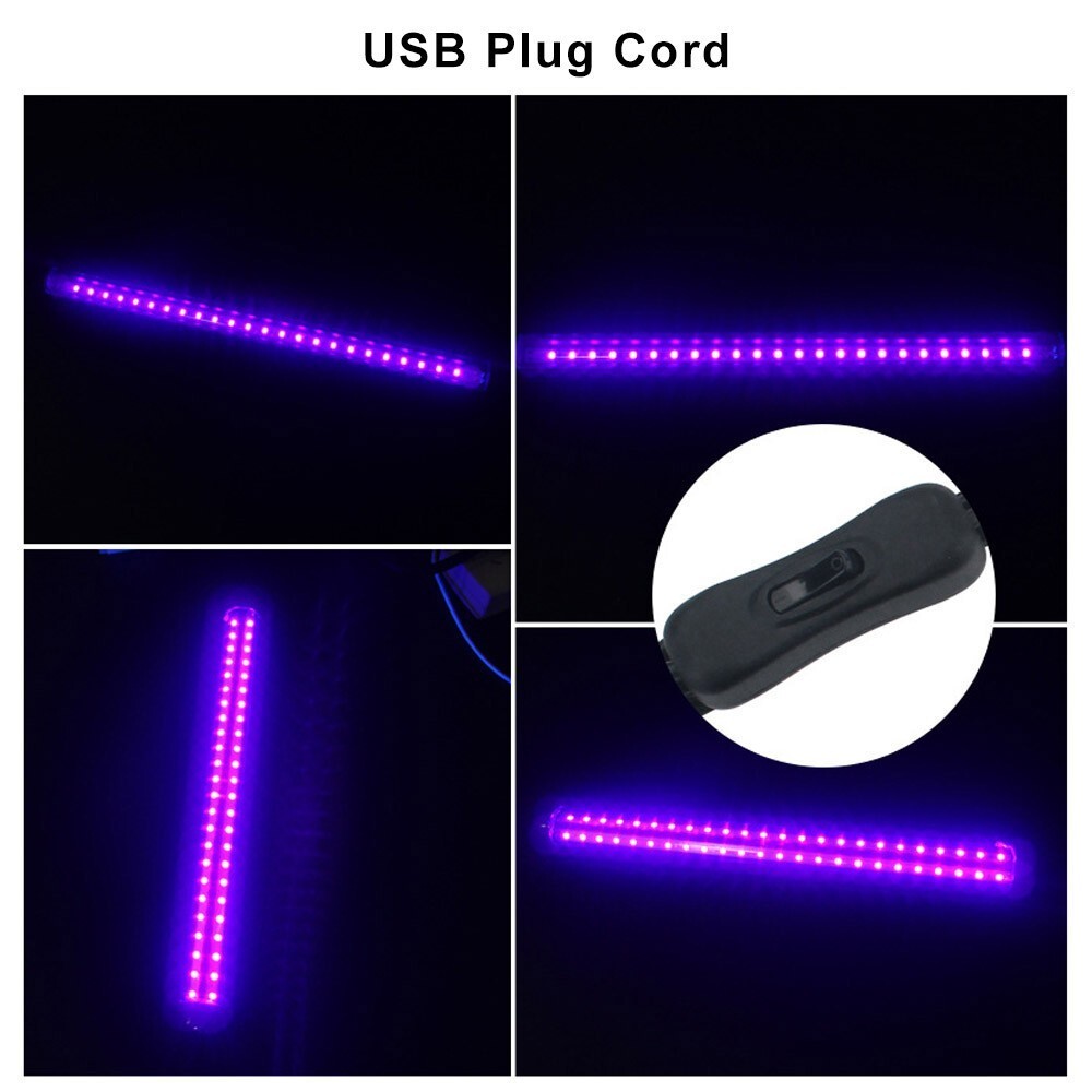 395nm LED UV Light Bar Blacklight USB Magnetic for Glow Party DJ Club Stage Lamp