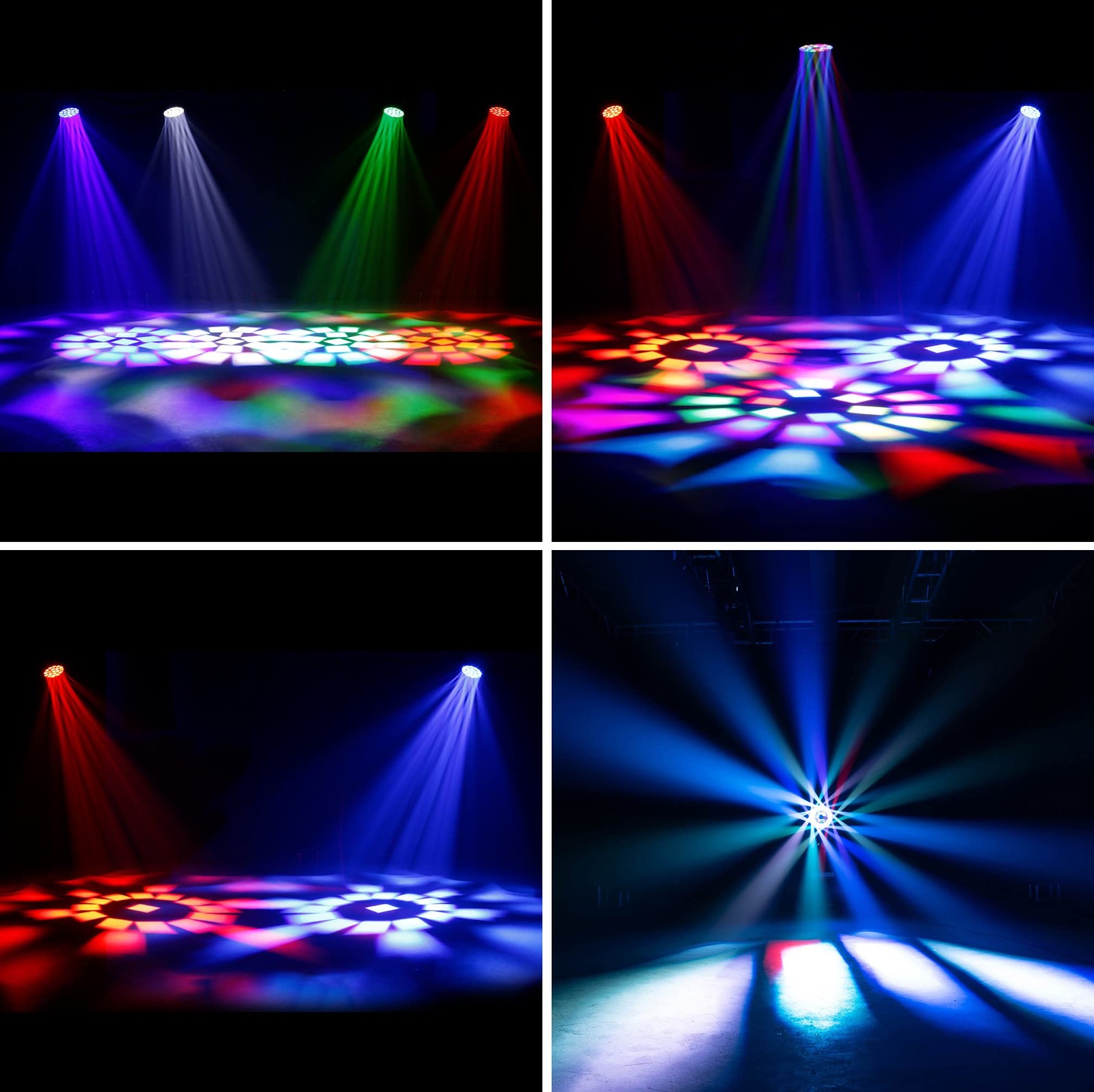 SHEHDS LED Moving Head Light 19x20W, RGBW+Mix Color