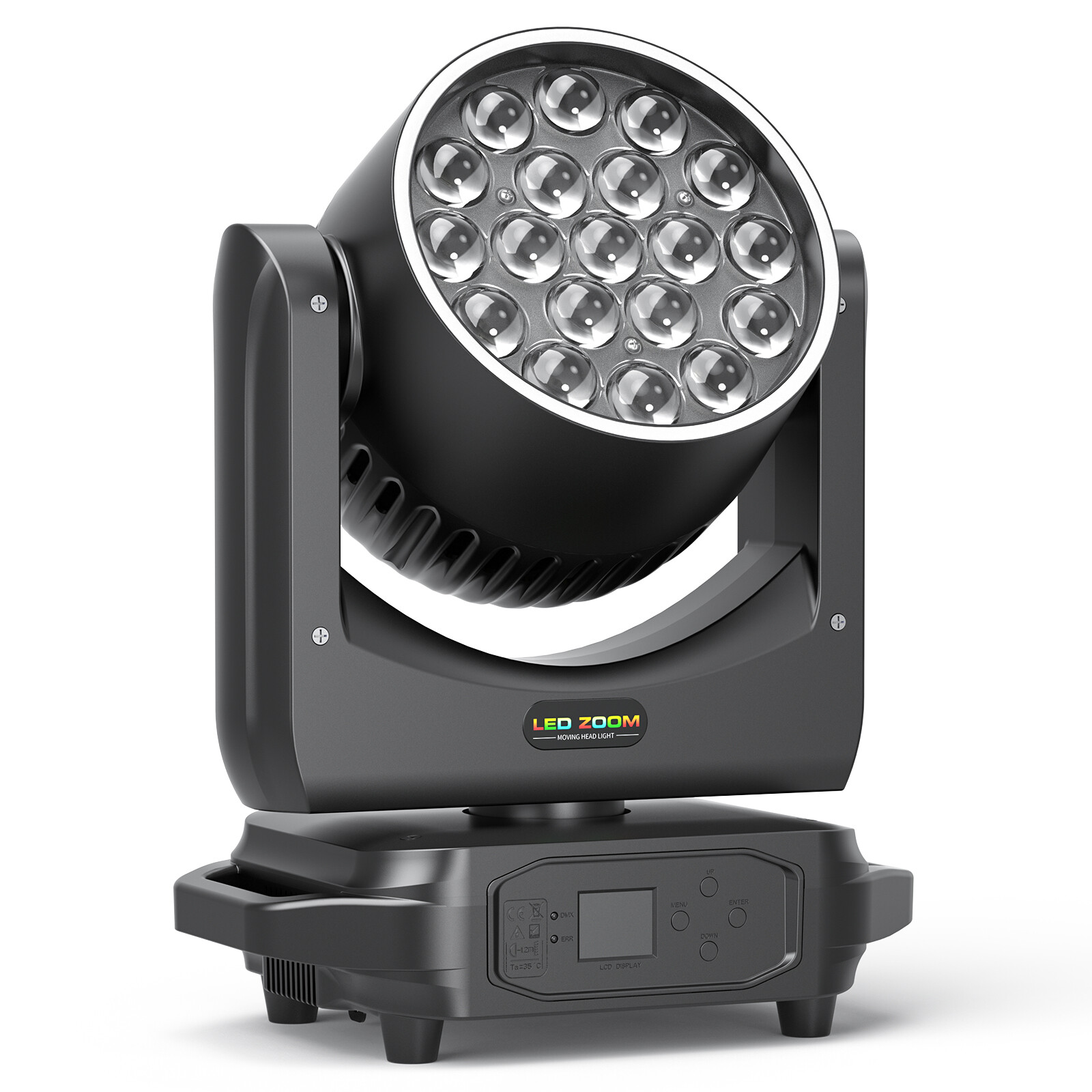 380W Moving Head Light RGBW Eye-Bee 4IN1 LED Light Zoom Beam Wash Disco Bar Show