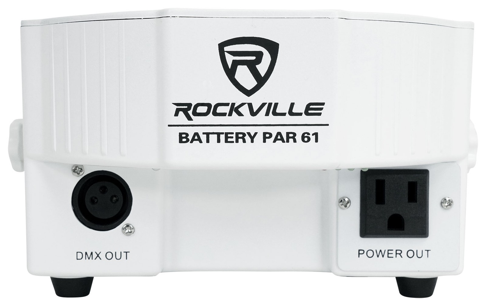 12 Rockville BATTERY PAR 61 White Rechargeable RGBWA+UV DMX DJ Up-Lights+Remotes