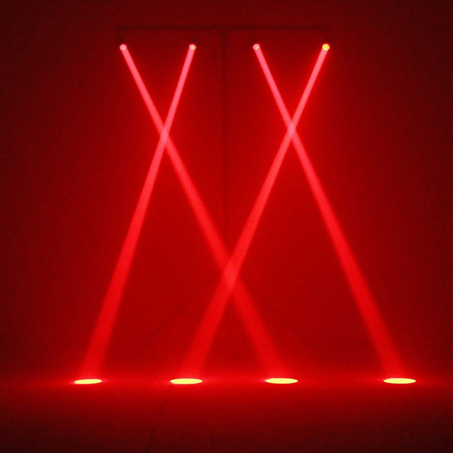 LED Beam Pinspot Stage Light DJ Mirror Spotlight Dance Party Disco Red