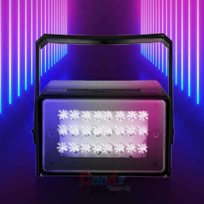 Disco Party 24 LED Lights Stage Light Strobe DJ Flash Light Indoor Dance Lamp