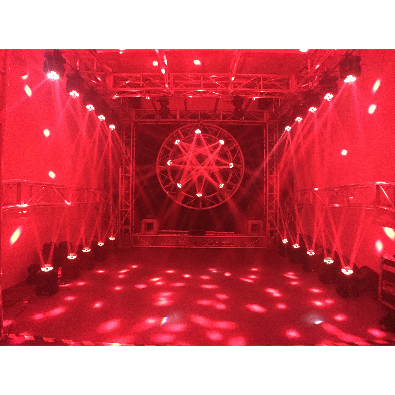 Eliminator Stealth Wash Zoom 7 x 12 Watt RGBW LED DMX Moving Head Wash Light ADJ