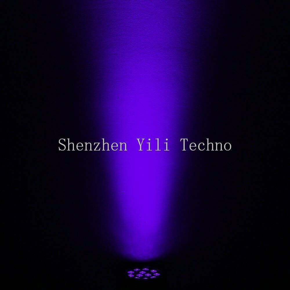 18x3W LED DMX512 Stage Light Spotlight UV Purple Sound Control Projection Lamp