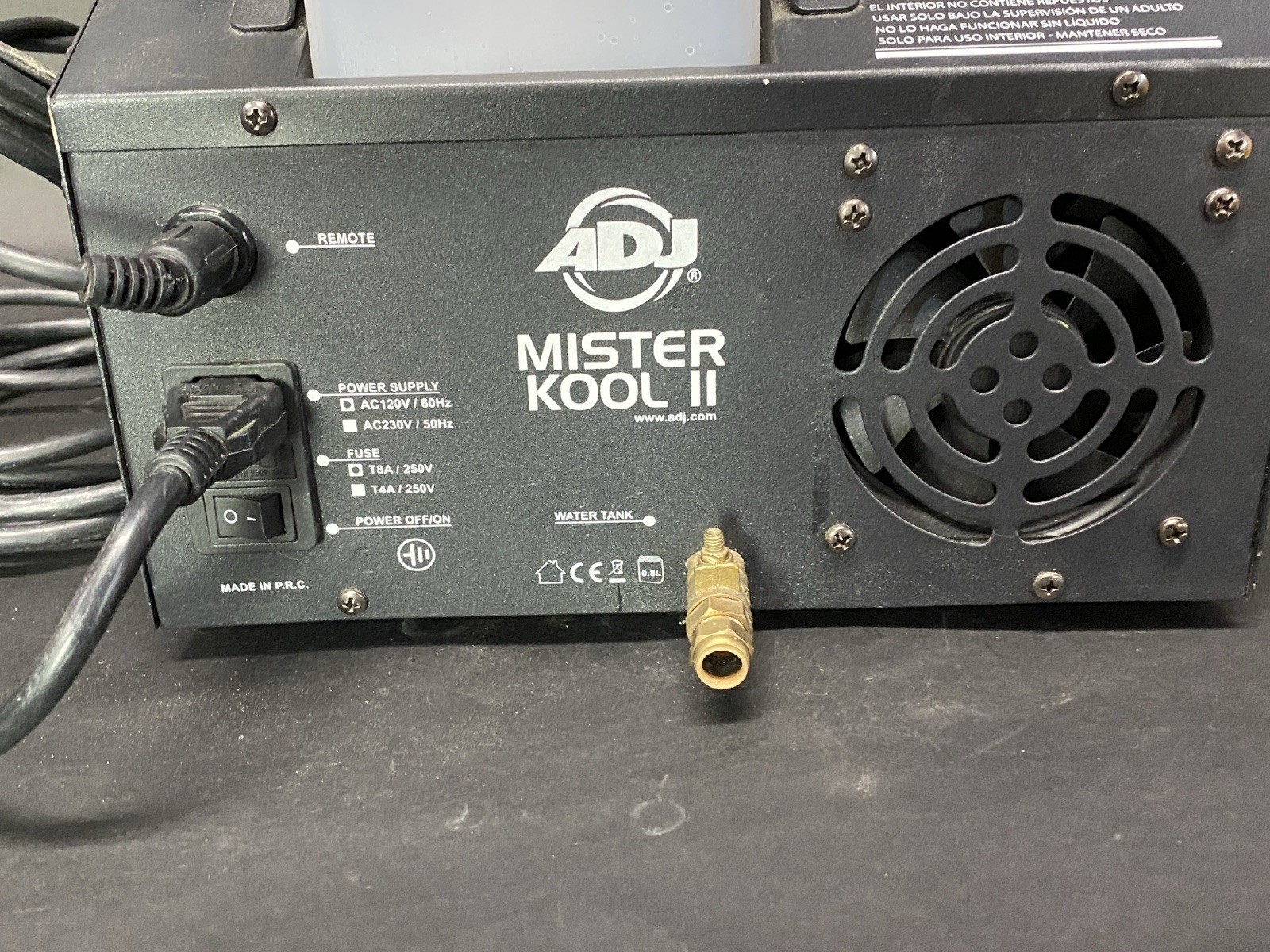 American DJ Mister Kool II Low Laying Lying Water Based Fog Effect Machine WG3