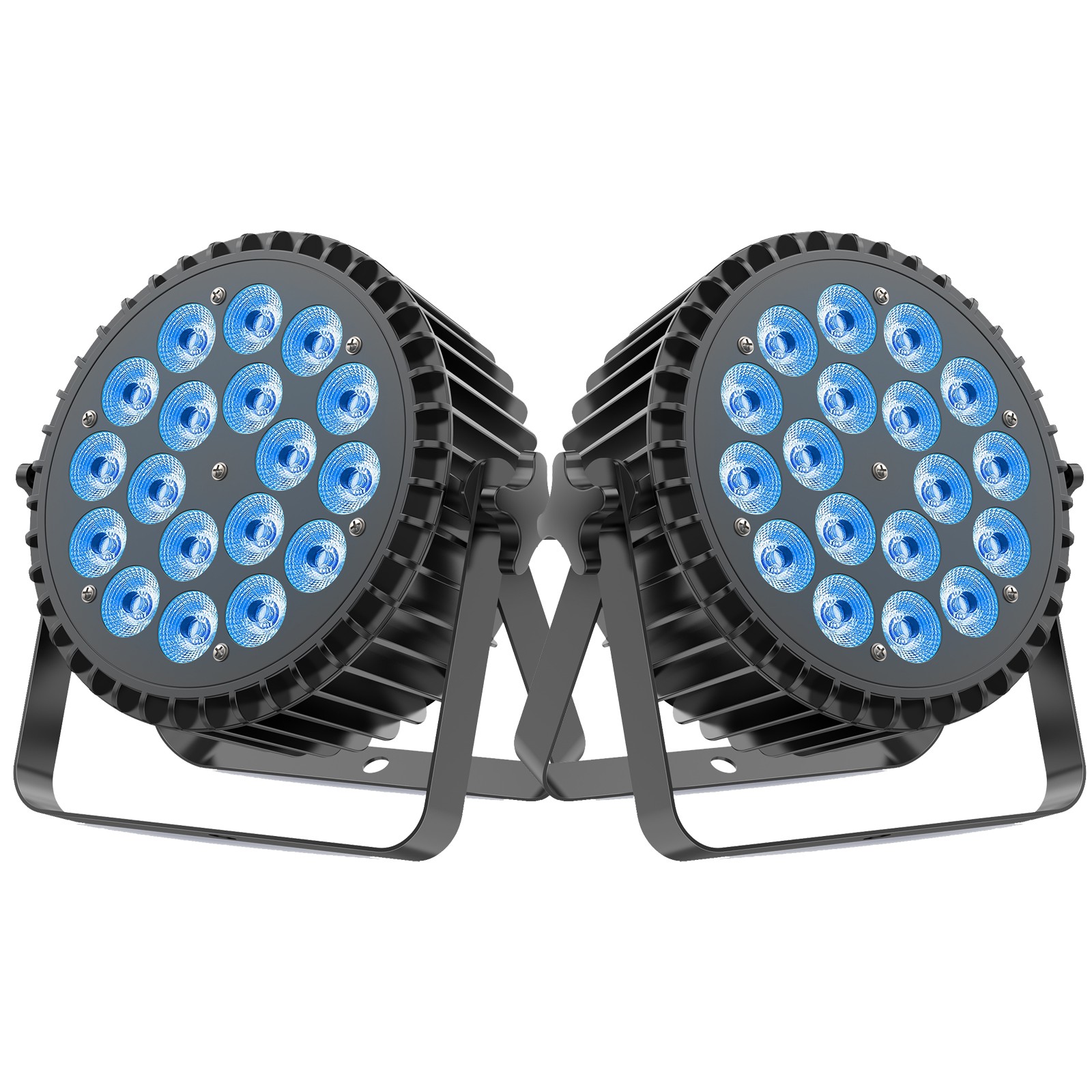 270W UV Par Light Stage Light RGBW 18LED Beam DMX512 DJ Disco Party Show W/ Case