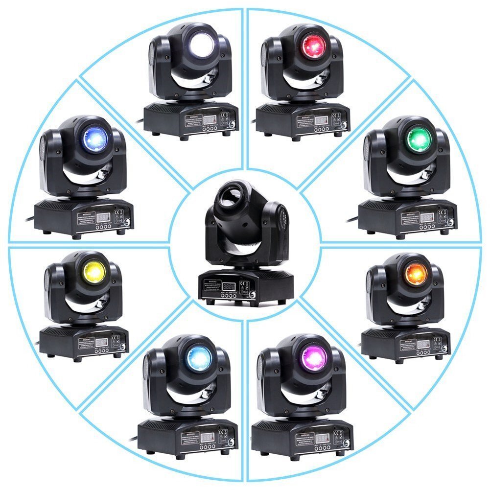 Moving Head Stage Lighting RGBW 120W LED DJ DMX Beam Bar Disco Club Party Lights