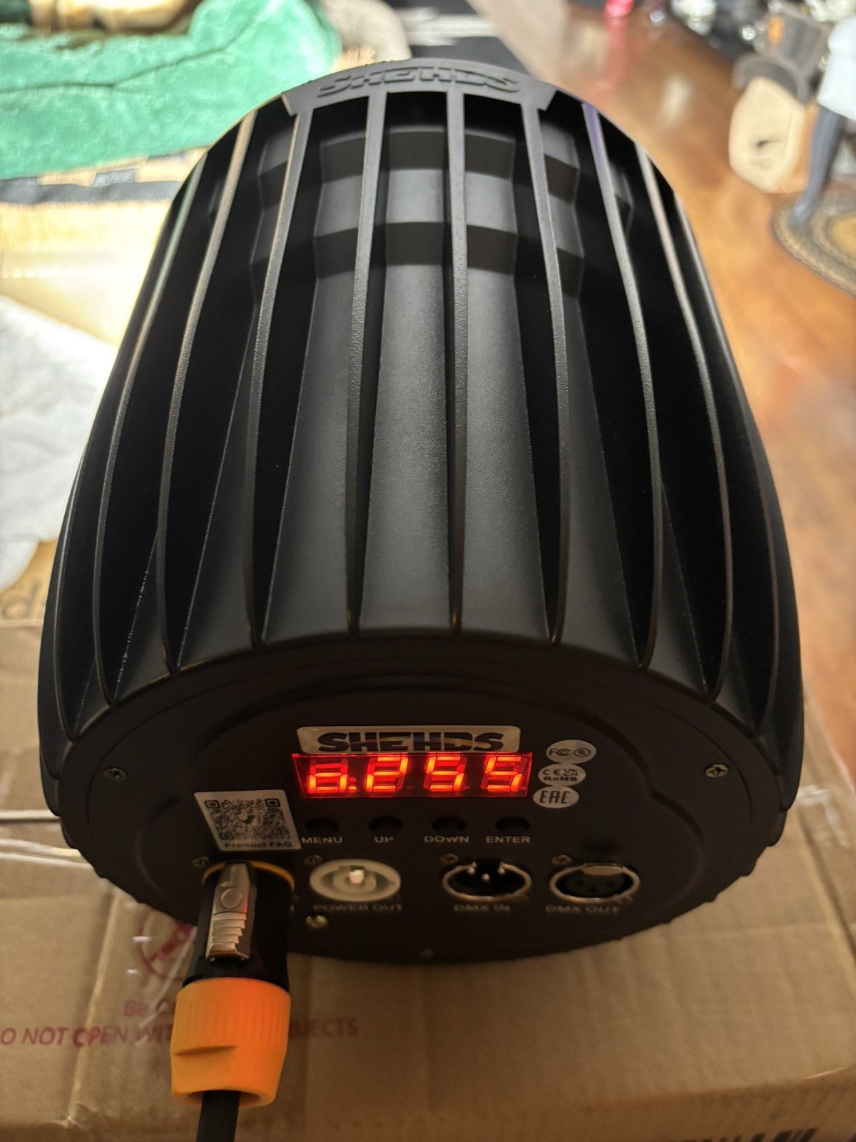 SHEHDS LED 200W COB Par Light Warm+Cool White 2in1 For Stage Event lighting