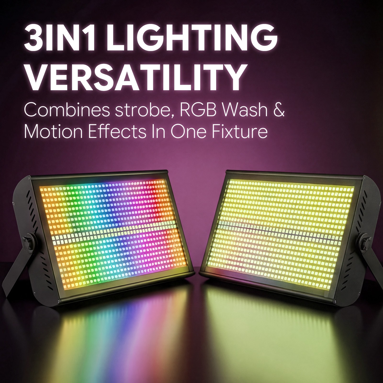 Disco Light 768LEDs Wall Wash light DMX512 RGB Beam Stage Lighting DJ Disco Club