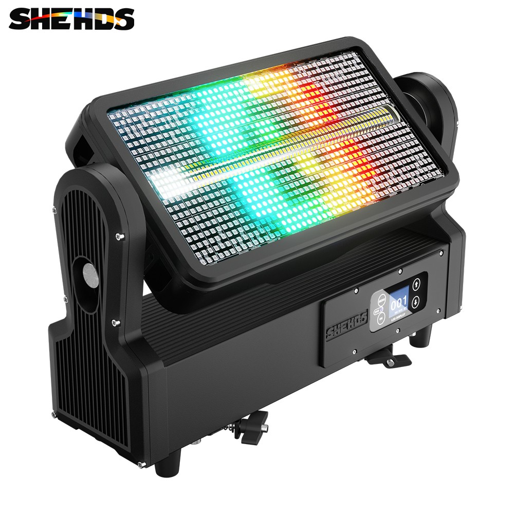 SHEHDS IP65 Waterproof 1000W RGB LED Strobe Moving Head Light For Outdoor DJ Bar