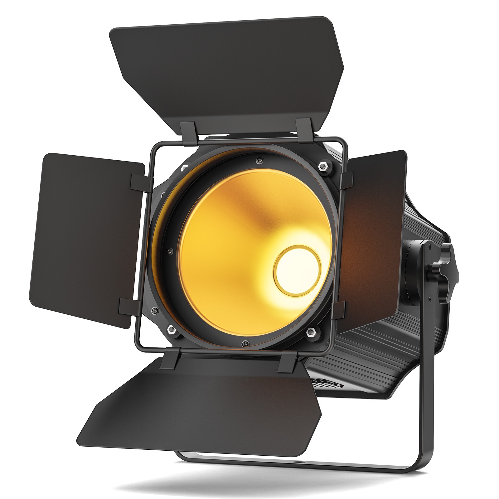 Par Light Dual Color COB 200W Spotlights with Barn Door DJ Party Stage Lighting