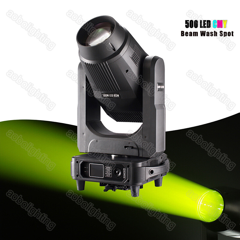 Hot 500W LED Beam Spot Wash CTO CMY Moving Head Light Theatre Stage Beam Lights