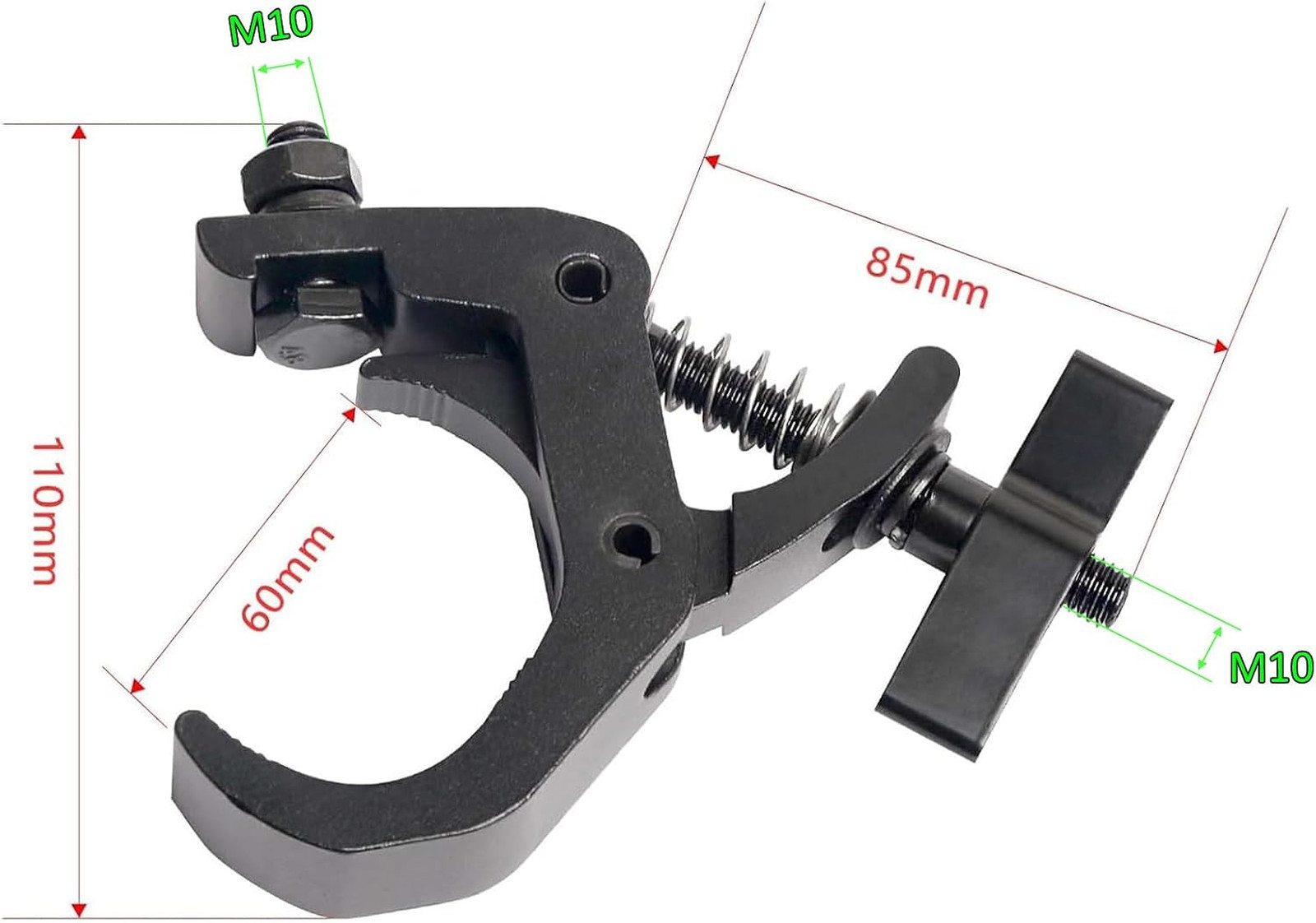 Stage Light Clamp Aluminum 40-60mm Truss Hook for DJ Par Spotlight Moving Head