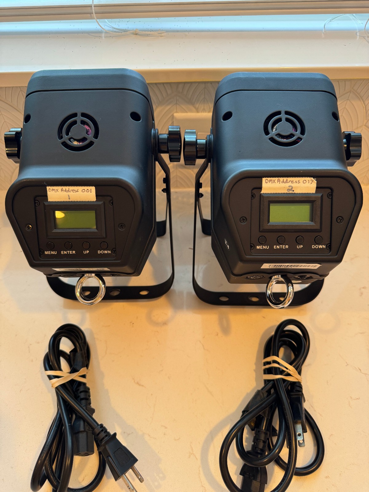 2X CHAUVET DJ COLORdash Block Wash Light Fixture RGBW LEDs USED