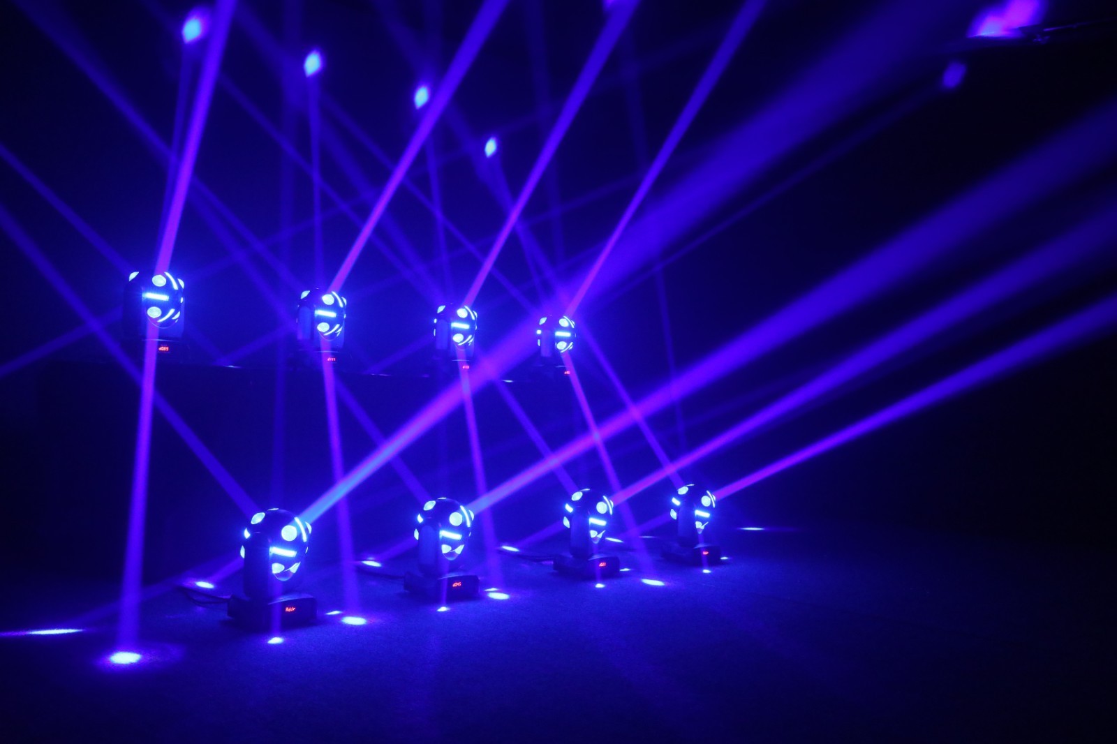 Led Beam Laser Strobe 3 in 1 Football Moving infinite Rotation DJ Disco Lighting