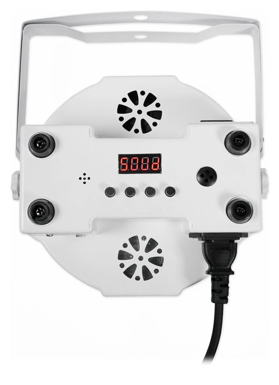 (4) Rockville RockPAR50 White LED RGB Compact Par Can DJ/Club DMX Wash Lights