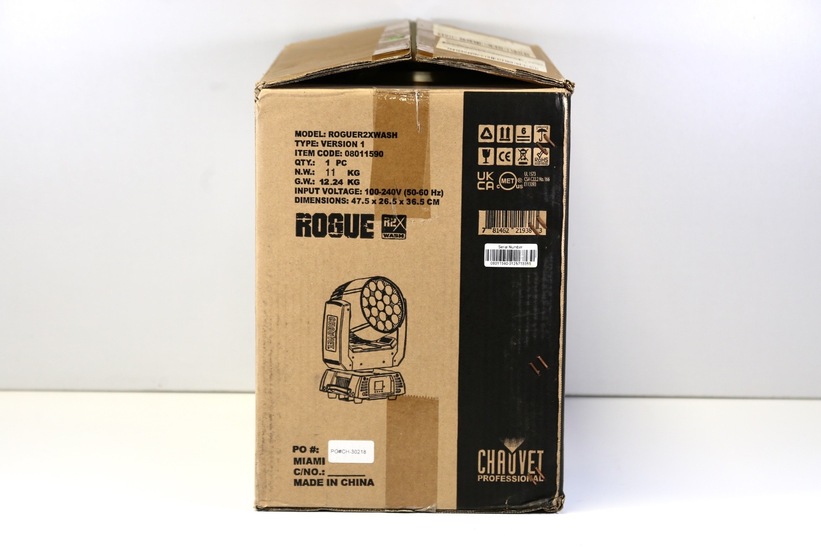 Chauvet Professional ROGUE R2X WASH Moving Head (RGBW) OPEN BOX