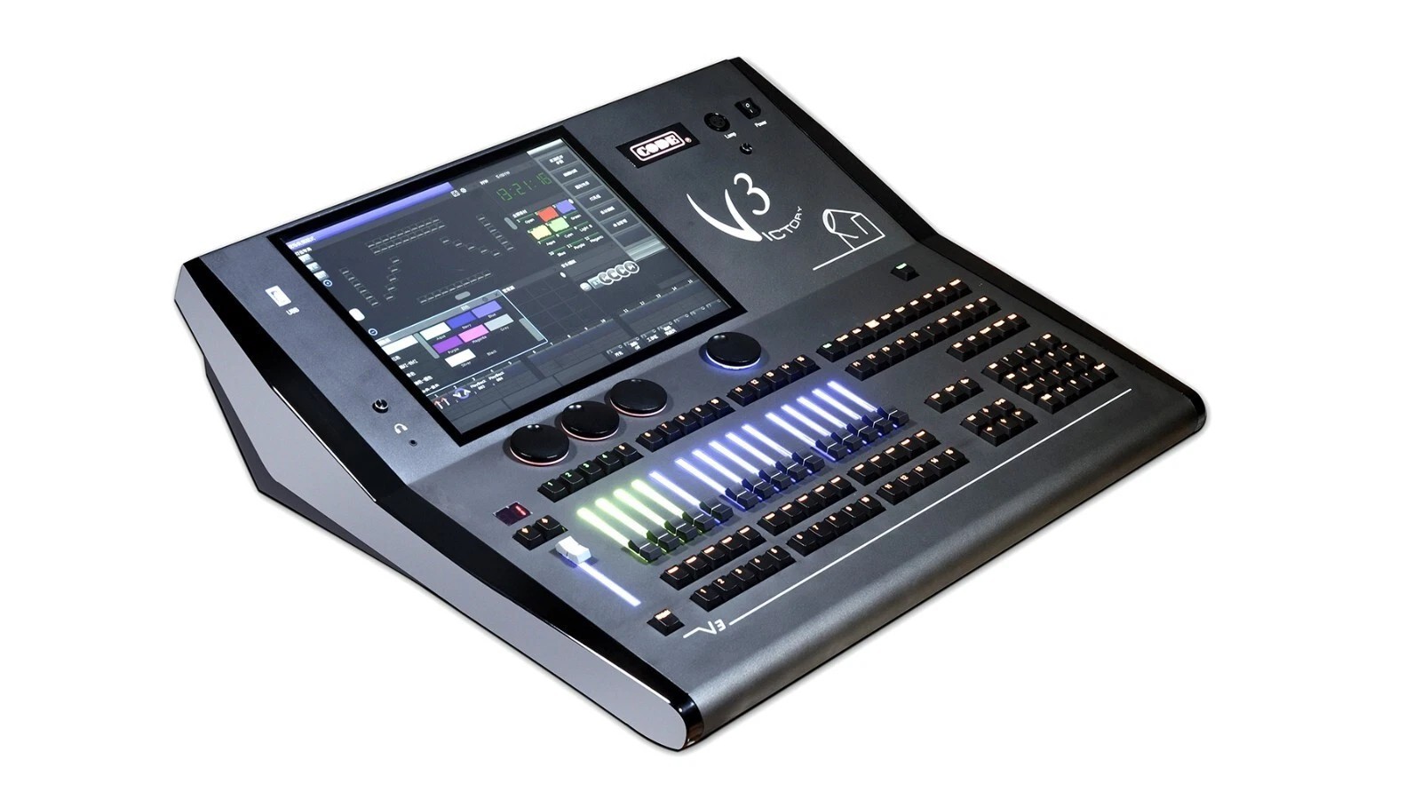 app remote 2048 channels console dmx 512 lighting controller victory 3/case