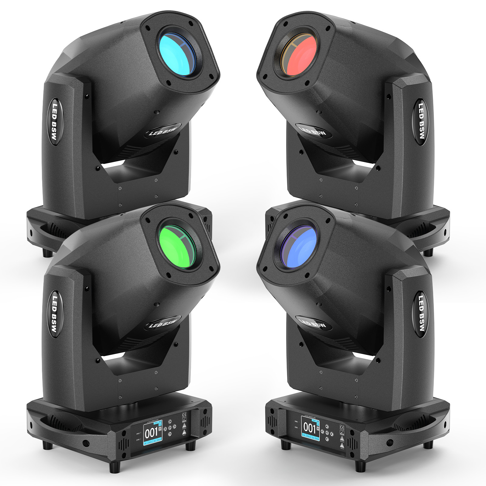 3in1 LED Moving Head Light 540° Rotation 400W Beam Wash Spot DMX Sound Control