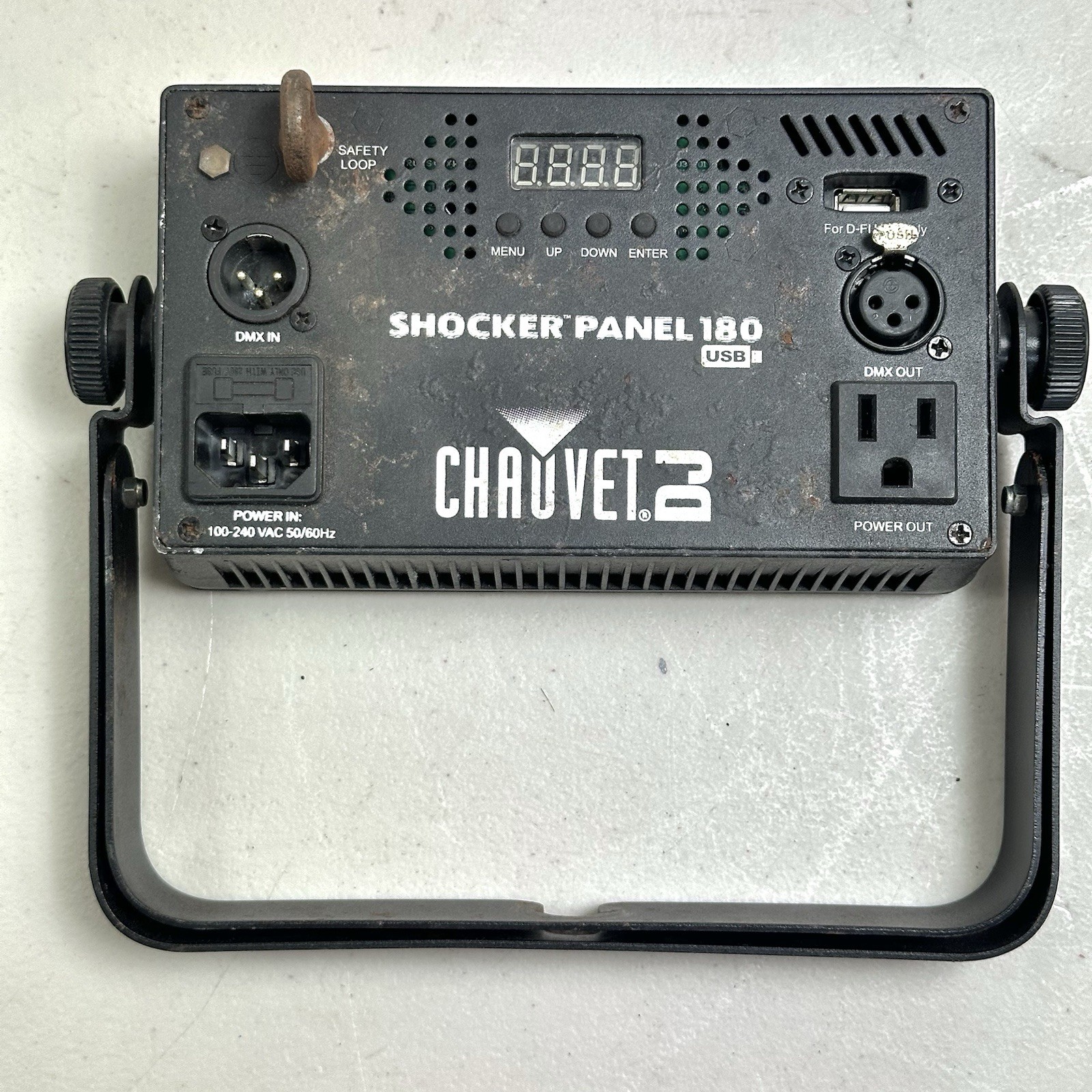 Chauvet DJ Shocker Panel 180 USB LED Strobe Light Power On Buttons Unresponsive