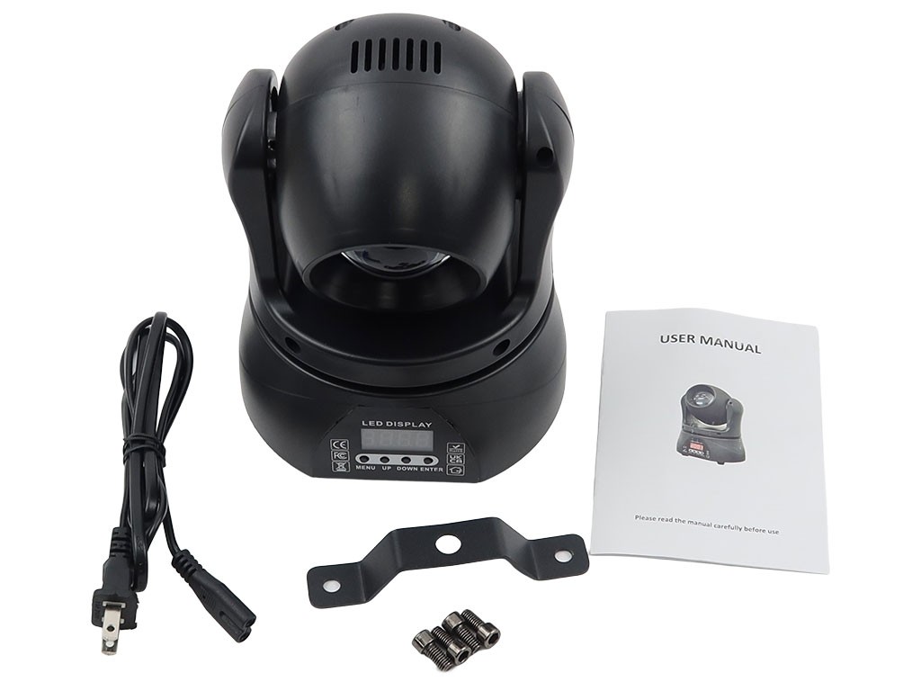 UKING ZQ02319 DMX SOUND ACTIVATED AUTO MODE 40W RGBW LED MOVING HEAD STAGE LIGHT