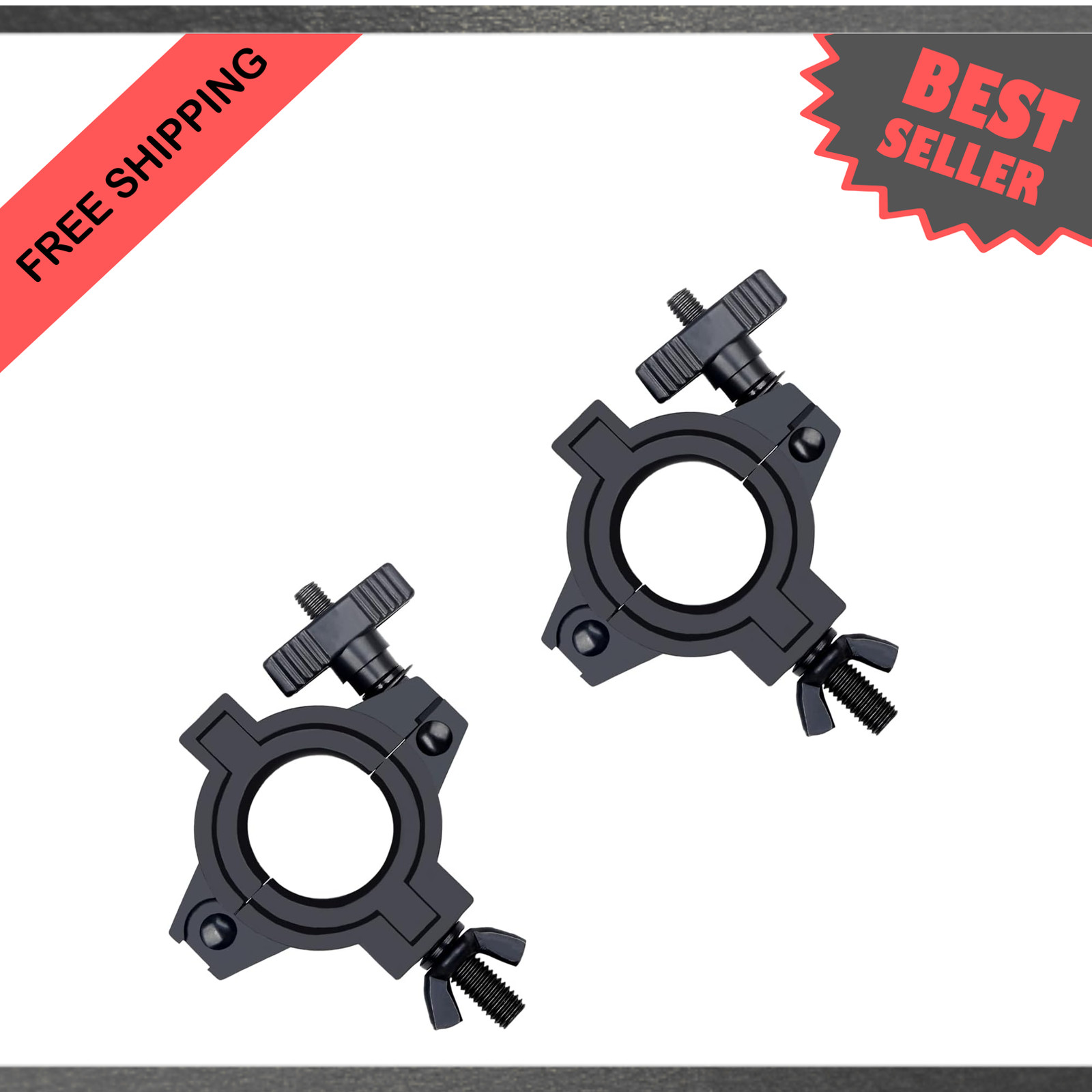 Stage Lighting Truss Clamp Heavy Duty Mounting Hook for DJ Lights 3 Sizes 25mm