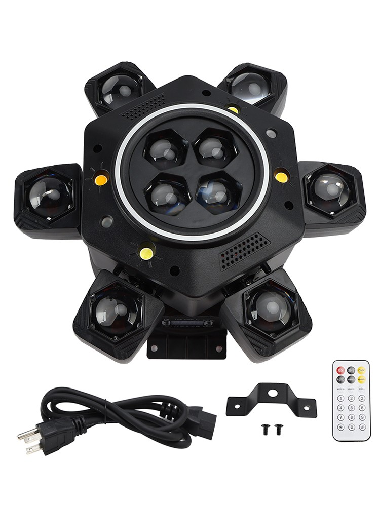 10 LED RGBW Moving Head Strobe Light Laser Stage Lighting Beam DMX Disco DJ