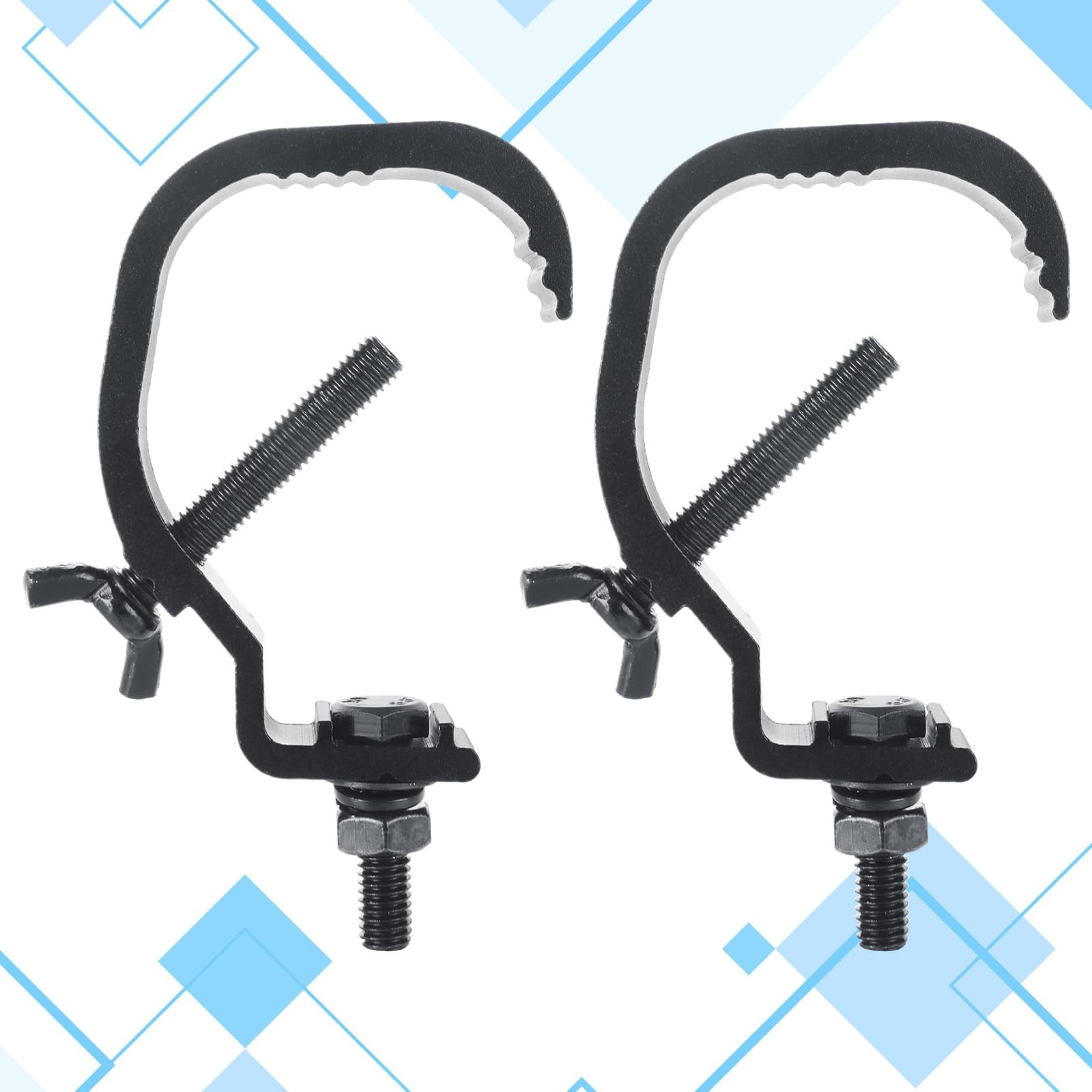 Heavy Duty Aluminum Alloy Stage Truss CClamp Hook DJ Par Light Black 15 Pack