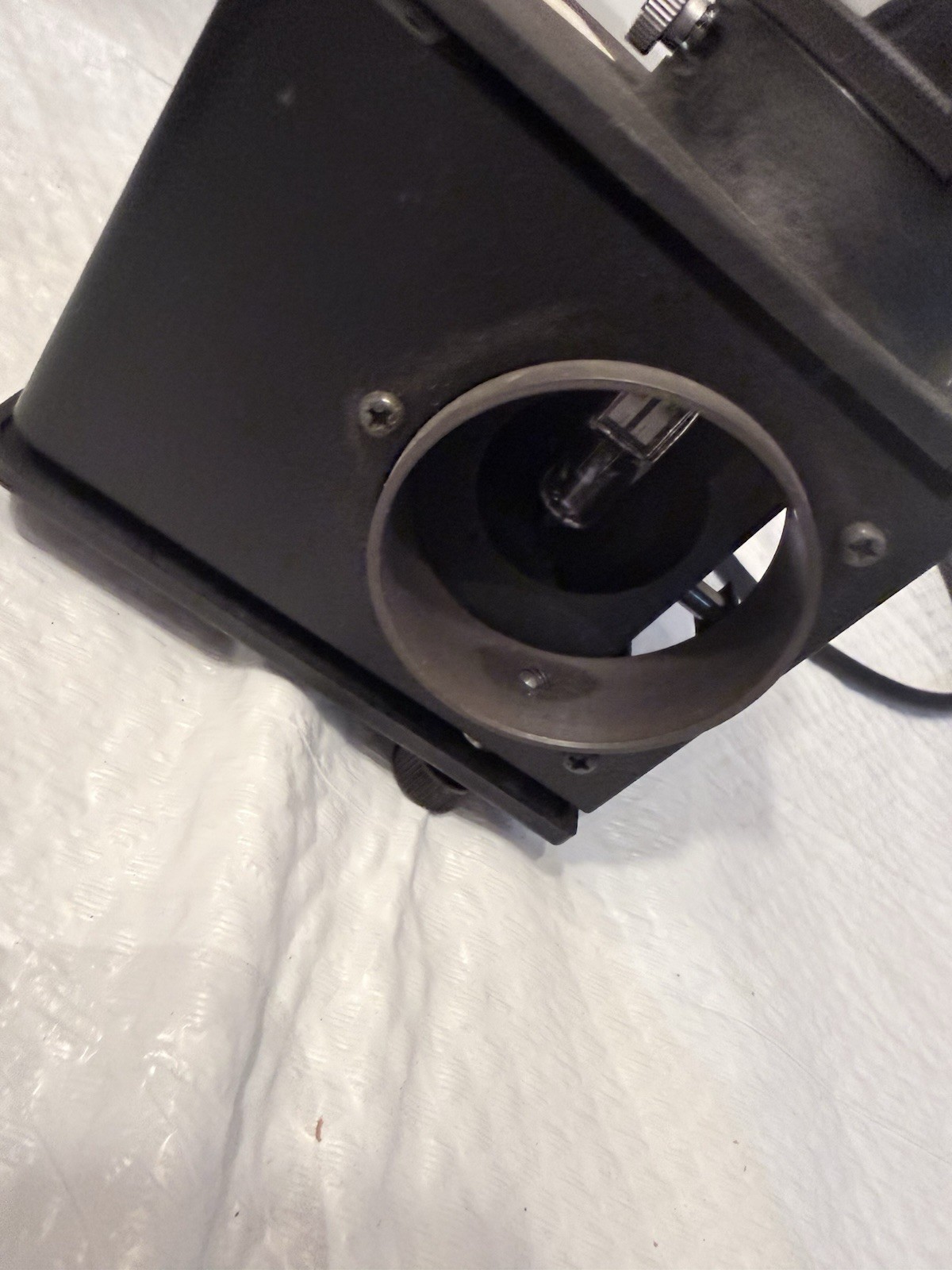 Black Stage Lighting Effect Light Fixture w/ Power Cord, Incandescent, 1 Light
