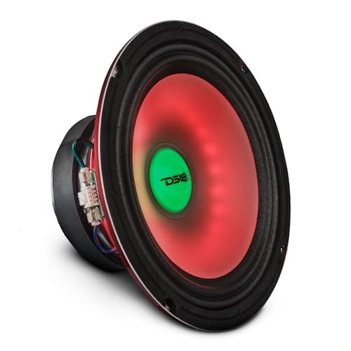 PRO-X8.4RGB 8″ Mid-Range Loudspeaker with Dual RGB LED for Cone & Dust Cap,