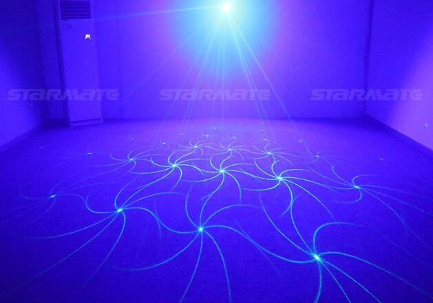 18 Gobos Remote Stage Lighting Red Green Laser BLUE LED DJ KTV Home Xmas Light