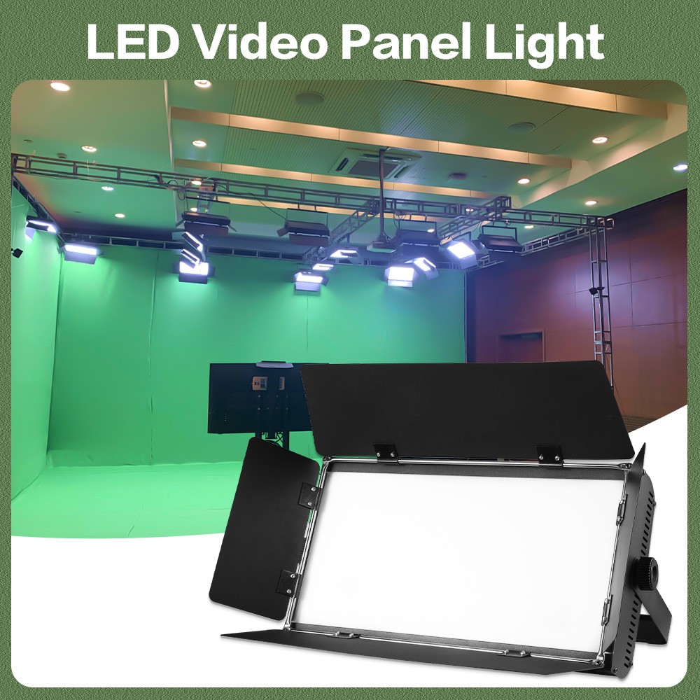 200W Video Studio LED Panel Light DMX512 Exhibitions Lecture Halls Lighting