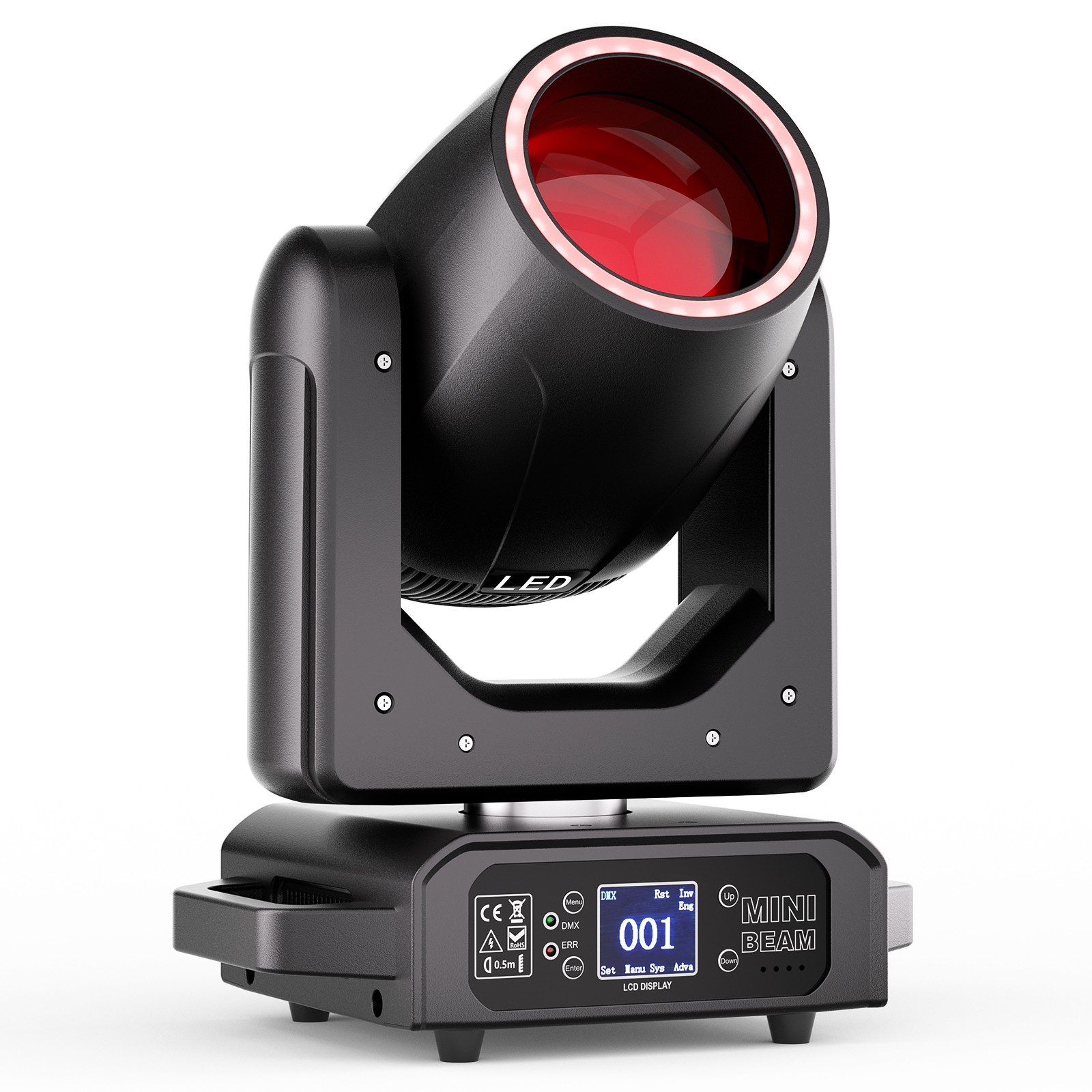250W RGB LED Moving Head Beam Light DMX512 RDM Sound Control Party Disco