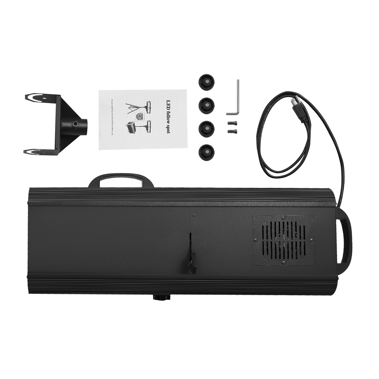 LED Follow Spot Light DJ Party Theater Disco Stage Spotlight Manual Control