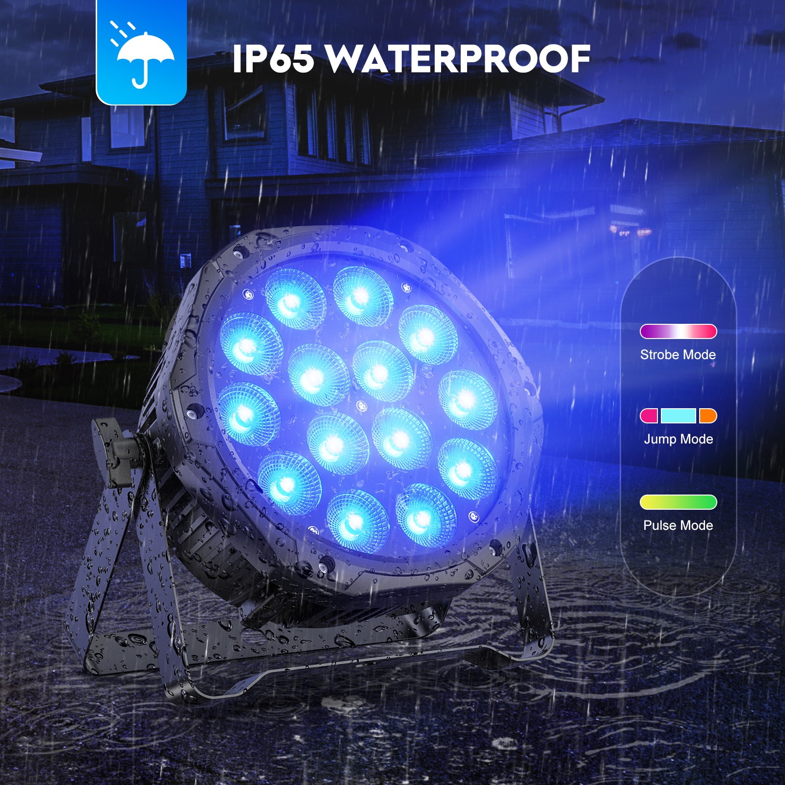 RGBW 14 LED Par Light Waterproof IP65 210W Outdoor/Indoor Stage DJ Wash Lighting