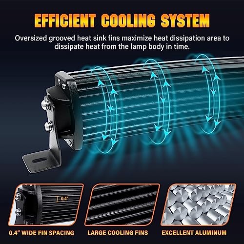 32″ 82 cm 405W Curved LED Light Bar 7D Lens 32″ 3 Row + DT Conenctor