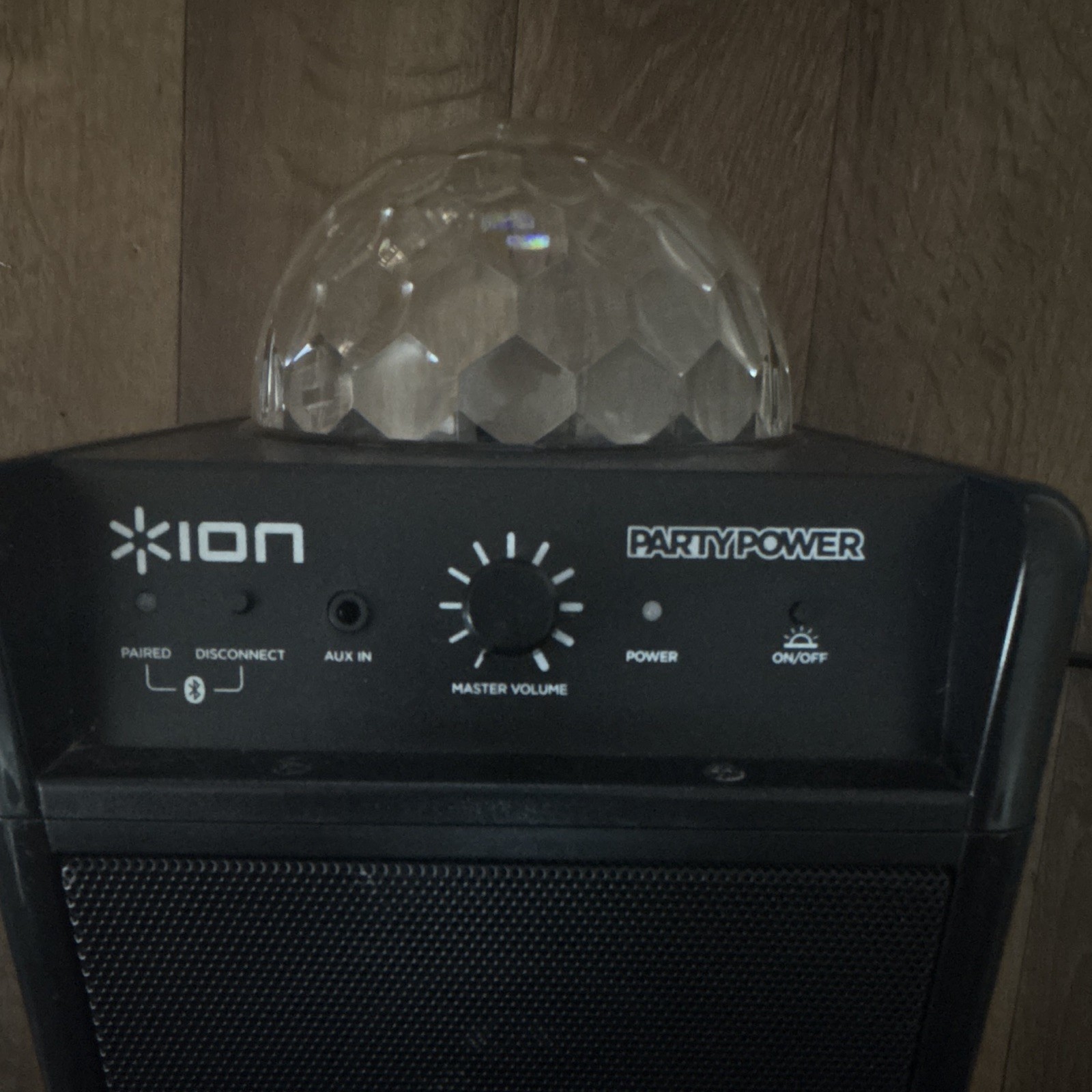 ION Party Power LED Multicolor Color-Mixing Effect Light w/ Built-In Speaker