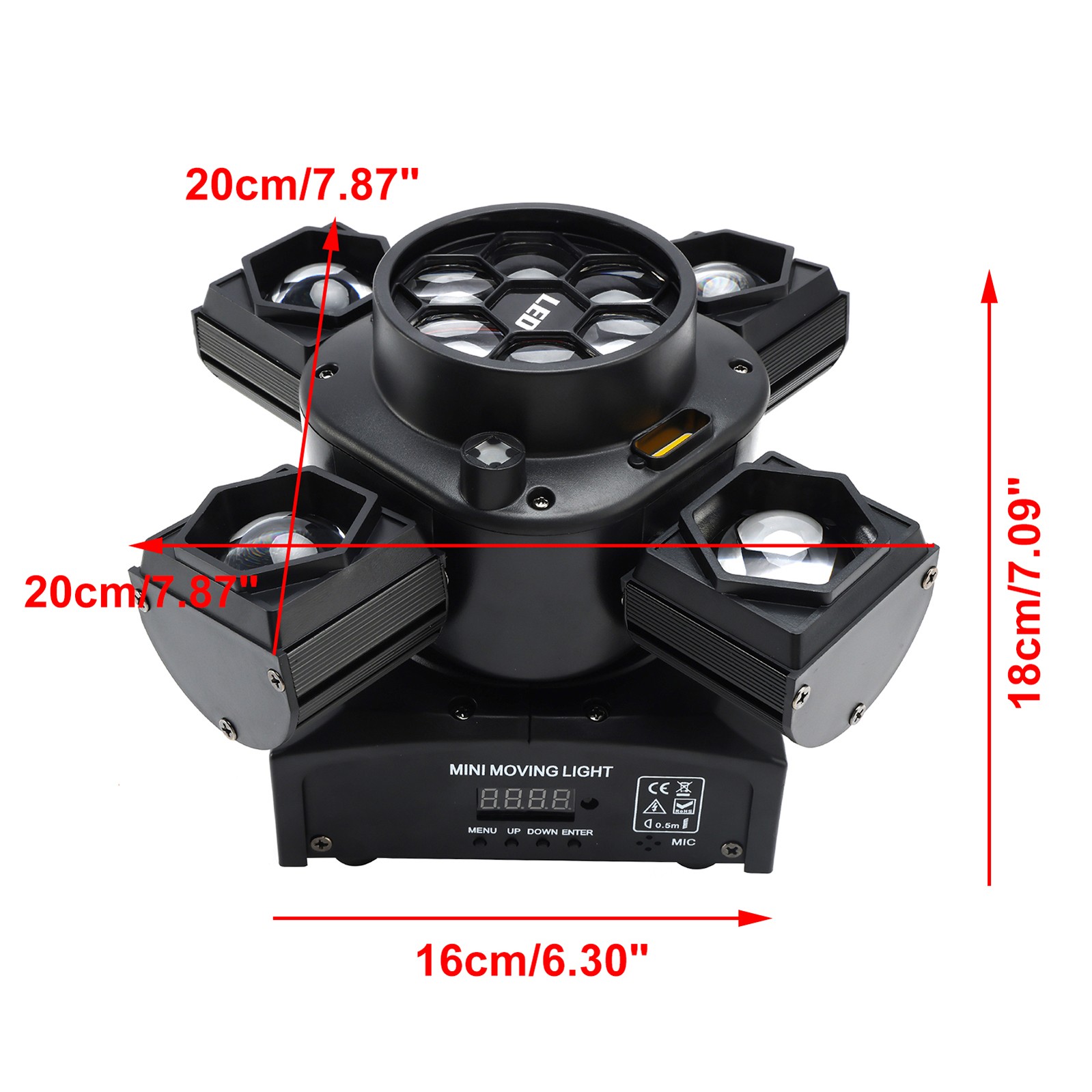 4In1 4Head 80W Stage Laser Light DMX Stage Lighting DJ Party Lighting Effect🌟