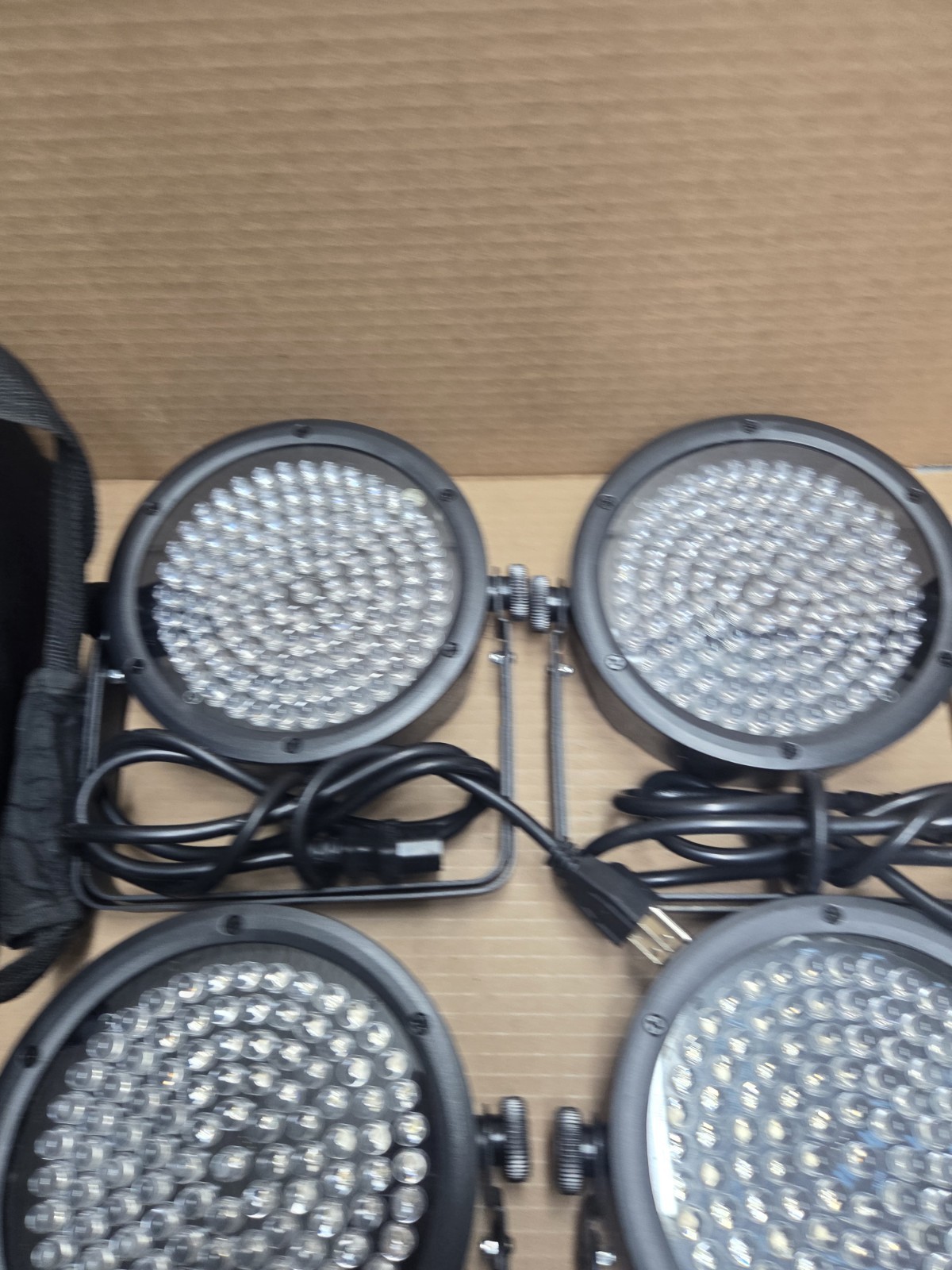 Chauvet SlimPAR 56 LED PAR Stage Lights 4-Pack DMX Multicolor w/ Cables OBEY 3