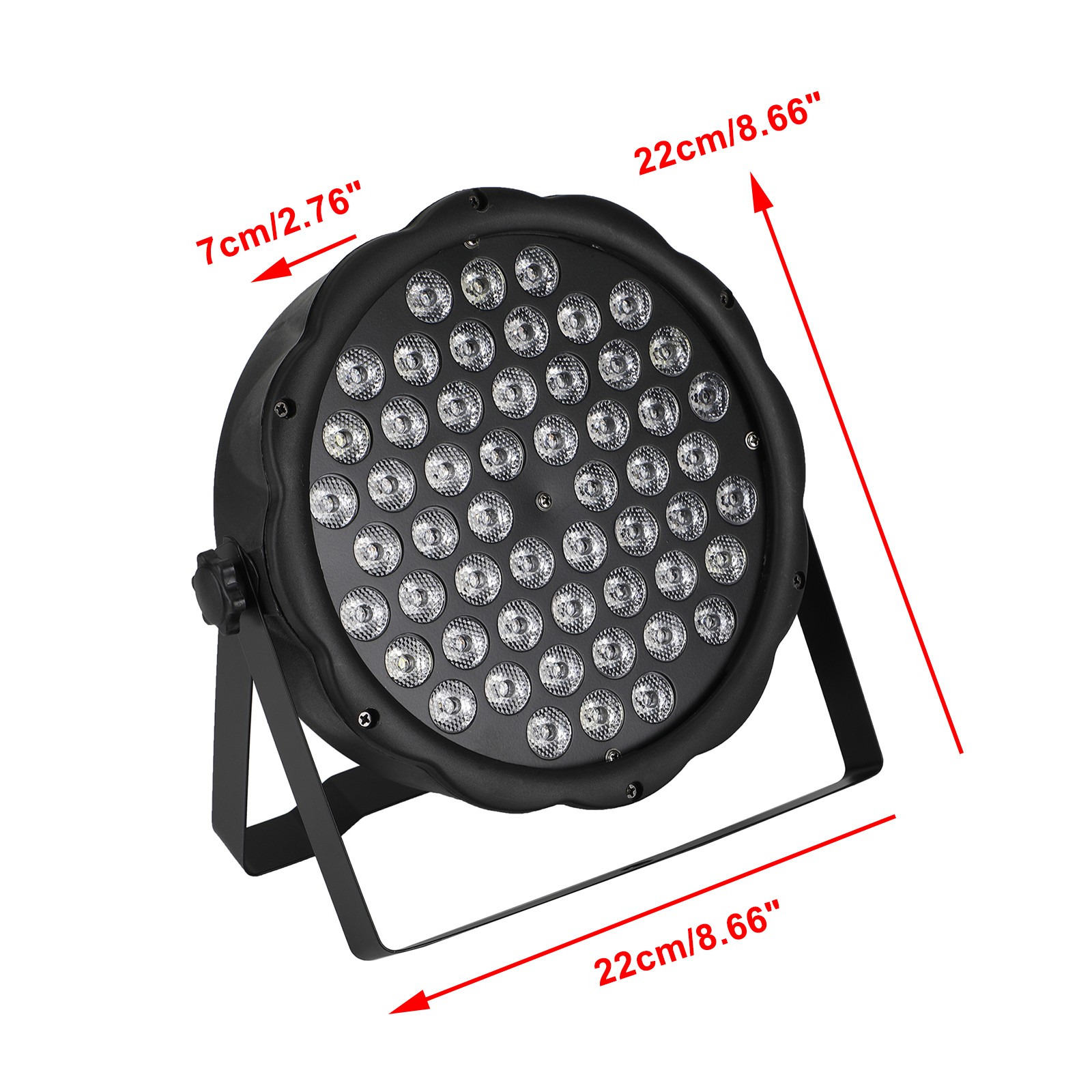 54 X 1W RGBW LED Club Disco Light Stage Lighting DMX 7CH Party Light Spotlight